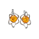 Baltic Amber Earrings E01SA0019a