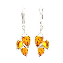 Baltic Amber Earrings E01SA0041a