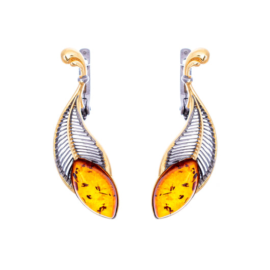 Baltic Amber Earrings E02RC0003a