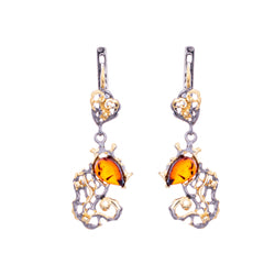 Baltic Amber Earrings E02RC0006a