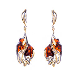 Baltic Amber Earrings E02RC0017a