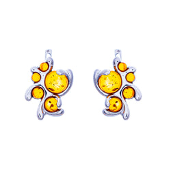 Baltic Amber Earrings E02SC0009a