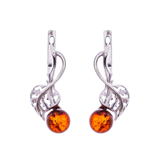 Baltic Amber Earrings E02SC0010a