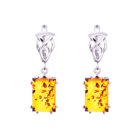 Baltic Amber Earrings E02SC0015a