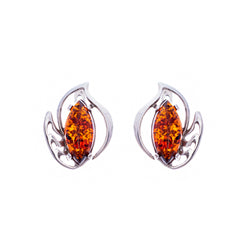 Baltic Amber Earrings E02SC0023a